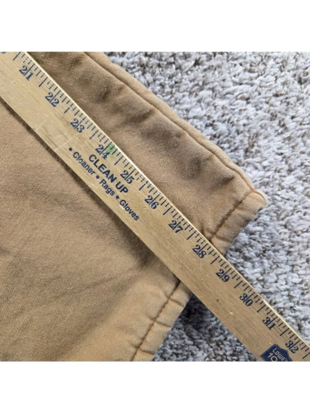 Key Outwear Bib Overalls Mens XL Short Insulated Lined Brown Canvas